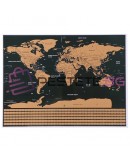 Скреч карта на света със знамена